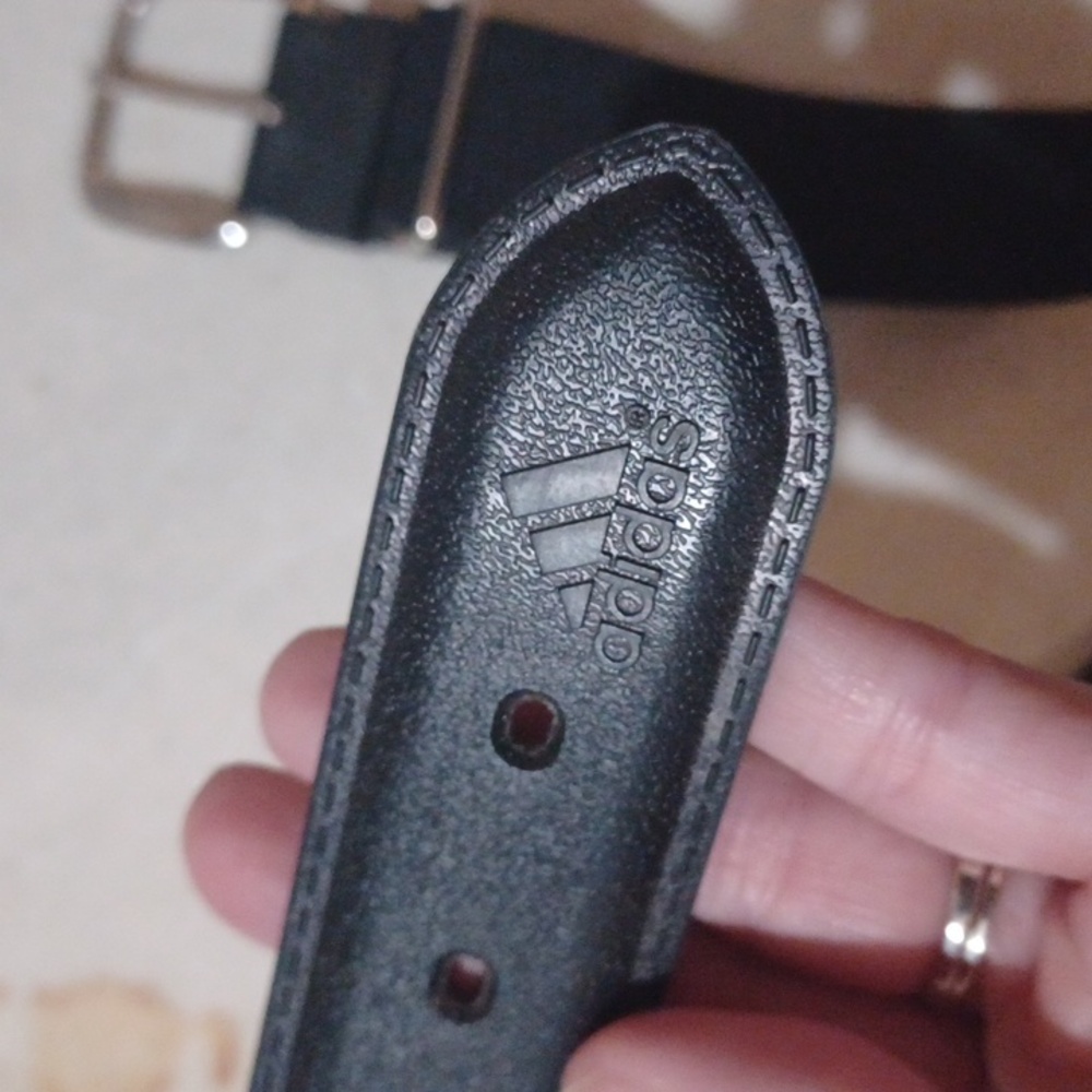 Adidas black baseball belt - Picture 2 of 3